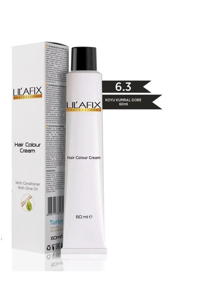 LİLAFİX LİLAFİX Krem Tüp Saç Boyası 6.3 Koyu Kumral Dore 60 ml ürün görseli 1