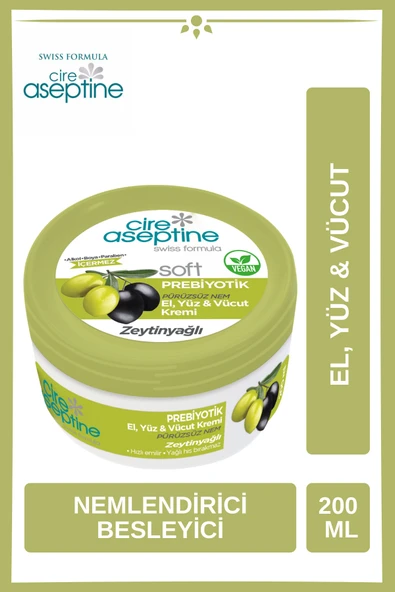 CIRE ASEPTINE CIRE ASEPTINE Soft Zeytinyağlı Nemlendirici Bakım Kremi 200 ml ürün görseli 1