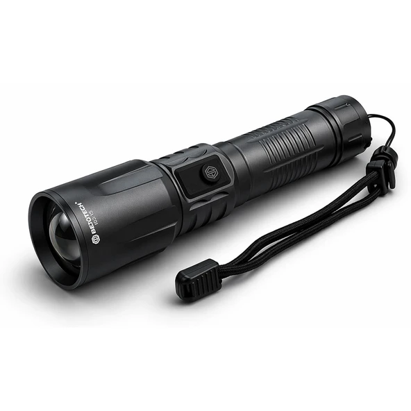 Bedotech BD-13 15W TG LED Alüminyum Alaşımlı Zoomlu Type-C Dijital Göstergeli Şarjlı El Feneri ürün görseli 1