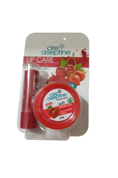 CIRE ASEPTINE CIRE ASEPTINE LİP CARE CHERRY&30ML KREM ÇİLEK ürün görseli 1