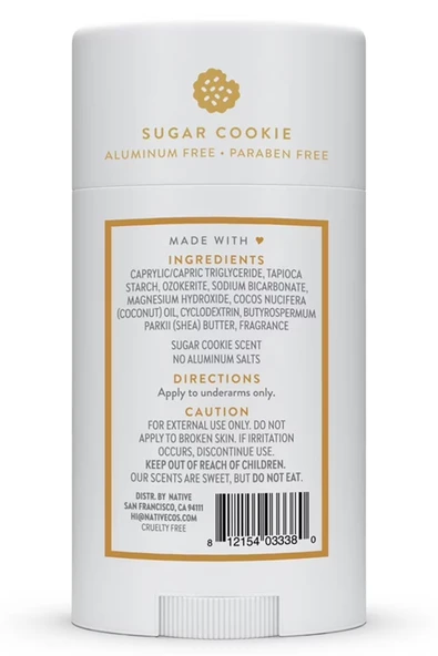 Native Sugar Cookie Alüminyumsuz Stick Deodorant 75GR - Resim 2