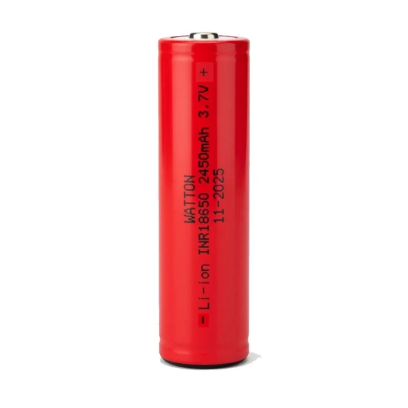 Watton INR 18650 2450mAh 3.7V Li-ion Şarj Edilebilir Pil ürün görseli 1