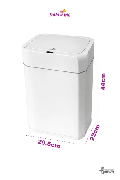 Follow Me 03 22 Litre Sensörlü Çöp Kovası - Resim 4