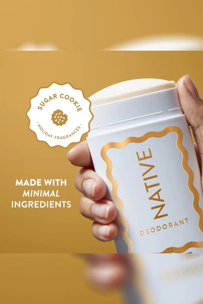 Native Sugar Cookie Alüminyumsuz Stick Deodorant 75GR - Resim 5