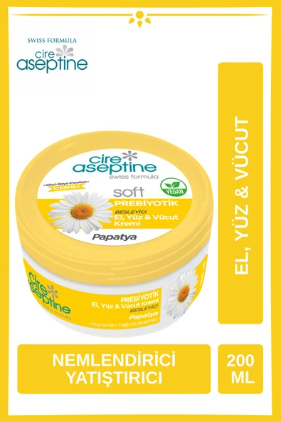 CIRE ASEPTINE CIRE ASEPTINE Soft Papatya Nemlendirici Bakım Krem 200 ml ürün görseli 1
