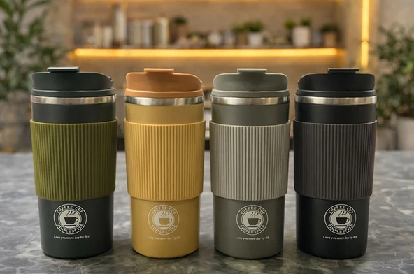 500 ml Paslanmaz Çelik Termos Mug Bardak ürün görseli 1
