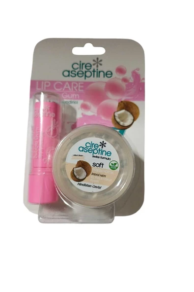 CIRE ASEPTINE CIRE ASEPTINE LİPCARE BUBLE GUM& 30ML KREM H.CEVİZİ ürün görseli 1