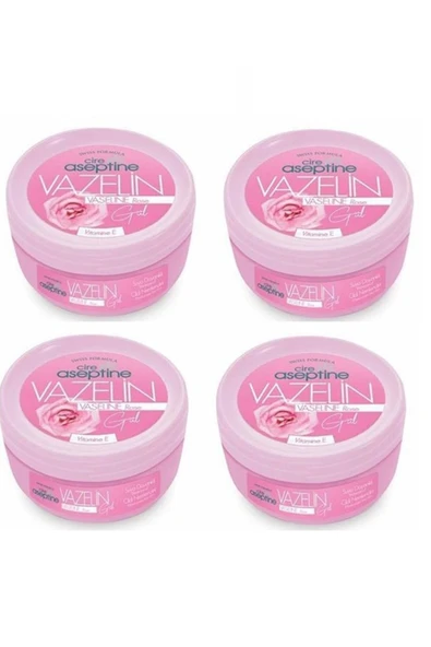 CIRE ASEPTINE CIRE ASEPTINE Cire Aceptine Gül Vazelin 150 ml X 4 Adet ürün görseli 1