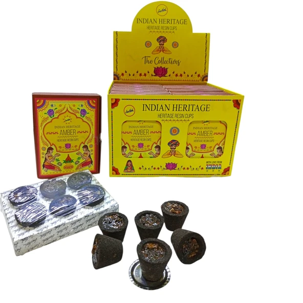 SreeVani Cups Bahçe Dış Mekan Tütsü AMBER ürün görseli 1