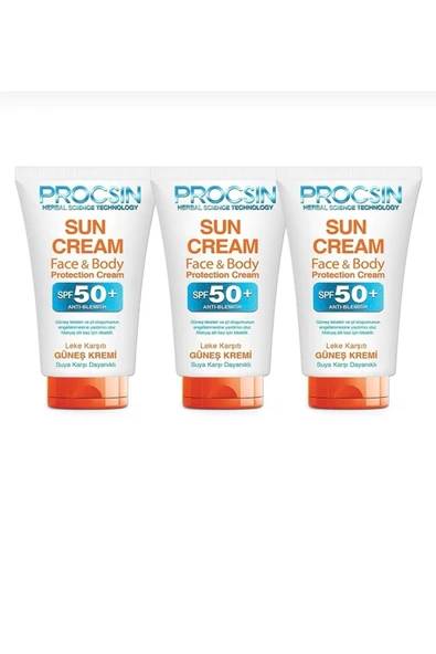 PROCSIN PROCSIN Güneş Kremi (50ml 3 Adet) Fırsat Paketi ürün görseli 1