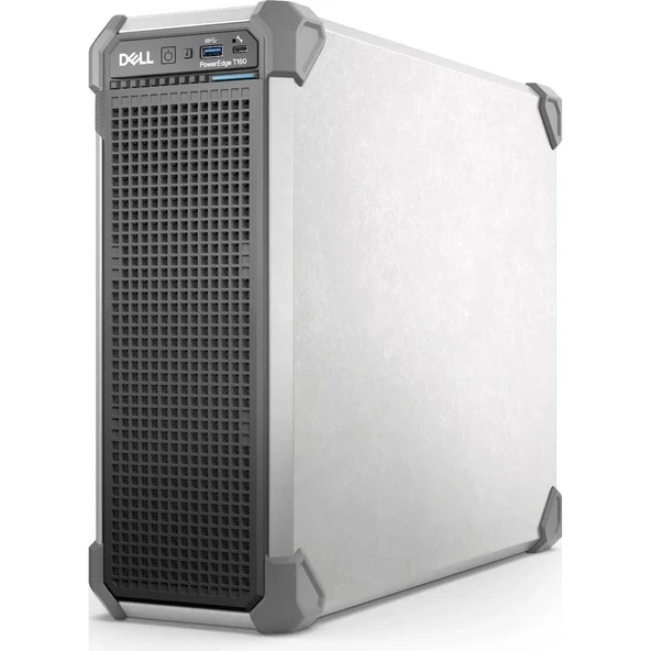 DELL T160 SPL1 6315P 64GB DDR5 UDIMM-3X1.92TB SSD-2TB SATA- 300w 5U Tower Sunucu ürün görseli 1