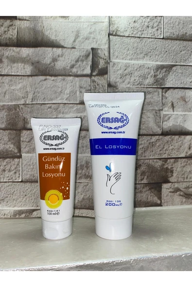 Ersağ El Losyonu 200 ml Gündüz Bakım Losyonu 100ml ürün görseli 1