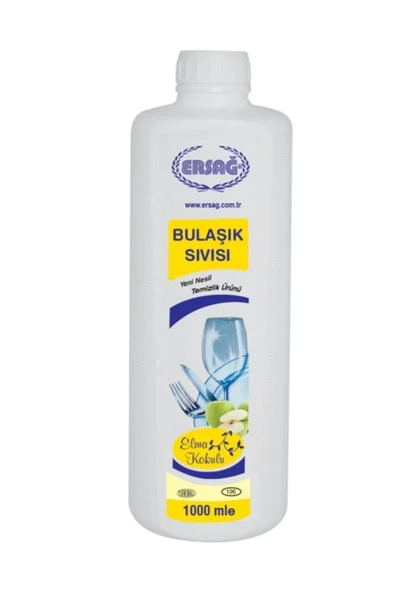 Ersağ Bulaşık Sıvısı 1000ml Elma Kokulu ürün görseli 1