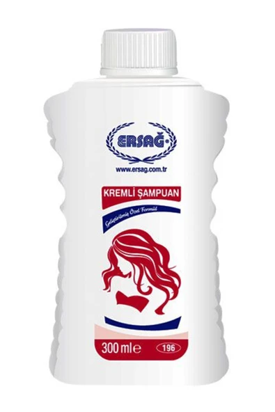 Ersağ KREMLİ ŞAMPUAN 300 ML(LÜTFEN KULLANIM ŞEKLİNİ OKUYUNUZ)Resmi Distribütör Ürünü ürün görseli 1