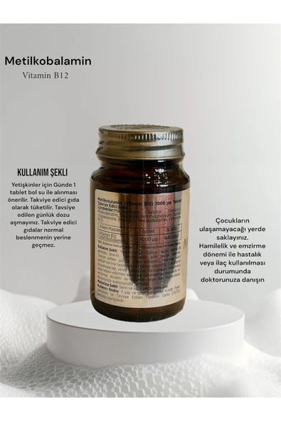 Ersağ Metilkobalamin Vitamin B12 - Resim 4