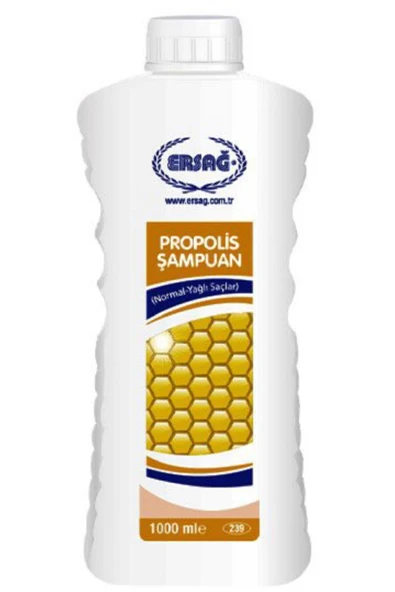 Ersağ Propolis Şampuan ( Normal Ve Yağlı Saçlar ) 1000ml ürün görseli 1