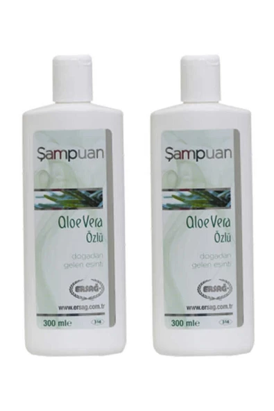 Ersağ Aloe Vera Özlü Şampuan 300ml 2adet ürün görseli 1