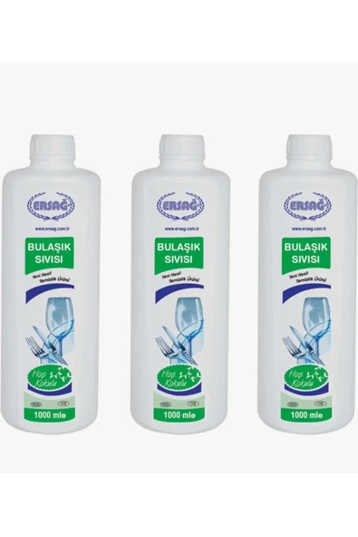 Ersağ Bulaşık Sıvısı Hoş Kokulu x 3 Adet 1000 ml ürün görseli 1