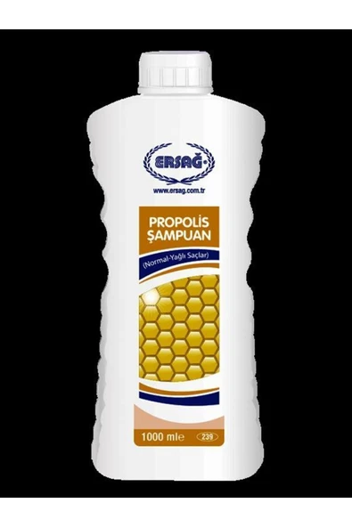 Ersağ Propolis Şampuan Yağlı Ve Normal Saçlar1000ml ürün görseli 1