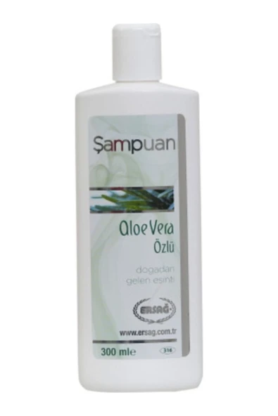 Ersağ ALOE VERA ÖZLÜ ŞAMPUAN 300 ML(LÜTFEN KULLANIM ŞEKLİNİ OKUYUNUZ)Resmi Distribütör Ürünü ürün görseli 1