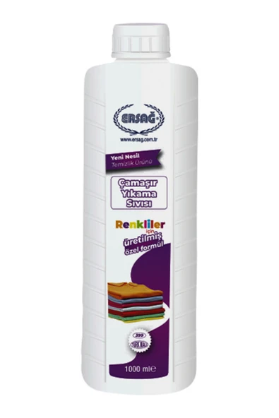 Ersağ Çamaşır Yıkama Sıvısı ( Renkliler Için ) 1000 ml 399-3 ürün görseli 1