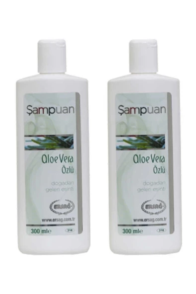 Ersağ Aloe Vera Özlü Şampuan 300 ml 2 Adet ürün görseli 1