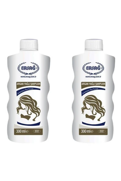 Ersağ Argan Yağlı Şampuan 300 ml 2 Adet ürün görseli 1