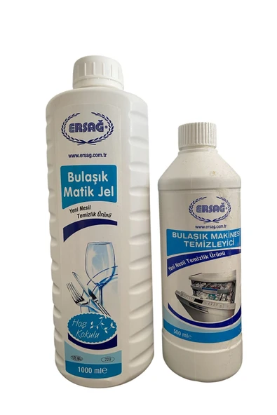 Ersağ Ersağ Bulaşık Matik Jel 1000 ml +Bulaşık Makinesi Temizleyici ürün görseli 1