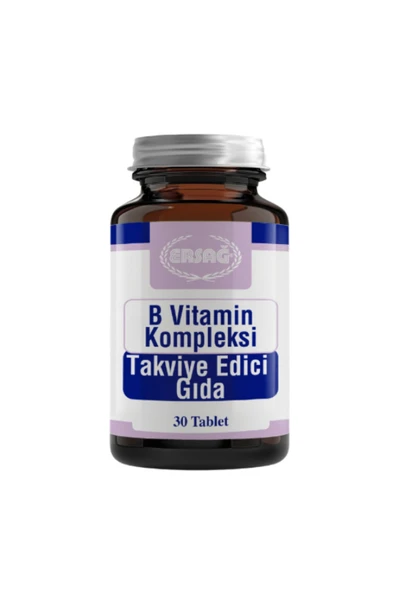 Ersağ B Vitamin Kompleksi Gıda Takviyesi 30 TABLET ürün görseli 1