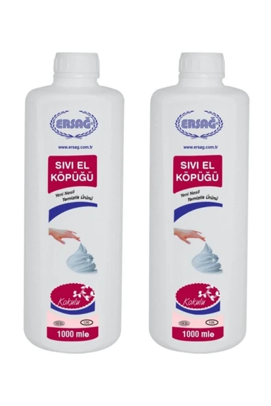 Ersağ Aparatsız Sıvı El Köpüğü  2x1000 ml 2 Adet ürün görseli 1