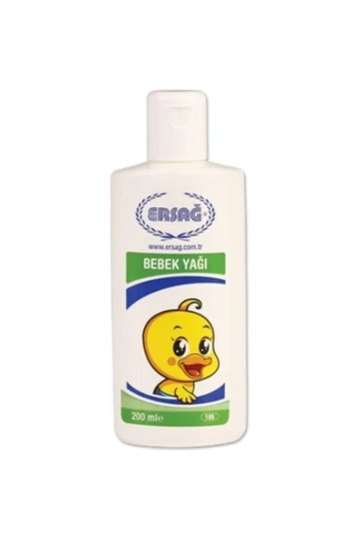 Ersağ Unisex Beyaz Bebek Yağı 200 ml ürün görseli 1