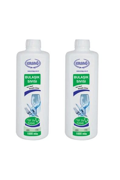 Ersağ Bulaşık Sıvısı Hoş Kokulu x 2adet 1000 ml ürün görseli 1