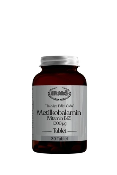 Ersağ METİLKOBALAMİN (VİTAMİN B12 TABLET) ürün görseli 1
