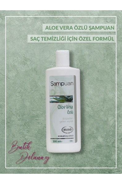 Ersağ Aloe Vera Özlü Şampuan - Resim 3