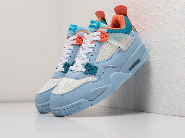 Air Jordan Retro 4 Union 'Ice Blue' - Resim 4