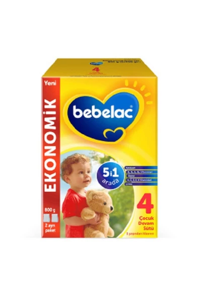 Bebelac 4 Çocuk Devam Sütü 1 Yaş+ 800 gr - Resim 4