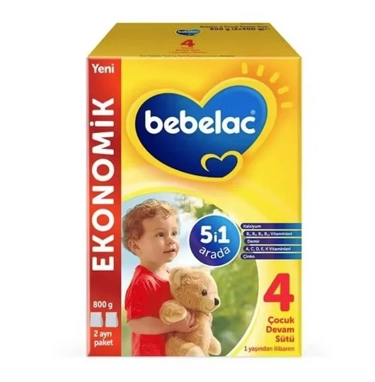 Bebelac 4 Çocuk Devam Sütü 1 Yaş+ 800 gr ürün görseli 1