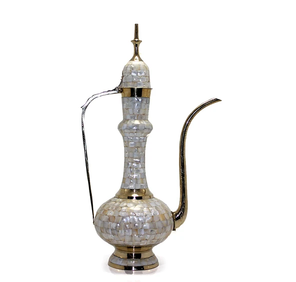 Pirinç Sedefli İbrik 55 Cm - Resim 2
