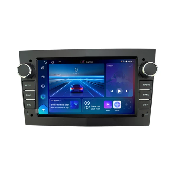Opel Corsa D & Astra H Uyumlu 7 İnç Android Multimedya Sistemi (8GB RAM / 128GB Hafıza) ürün görseli 1