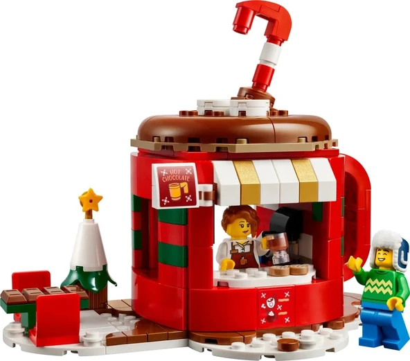 LEGO 40776 Iconic Hot Chocolate Stand - Resim 3