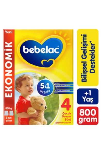 Bebelac 4 Çocuk Devam Sütü 1 Yaş+ 800 gr - Resim 6
