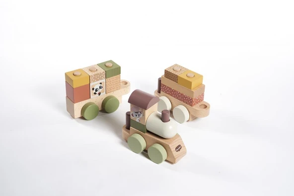 Tiny Love 0-3 Yaş Ahşap Tren Boho Chic ürün görseli 1