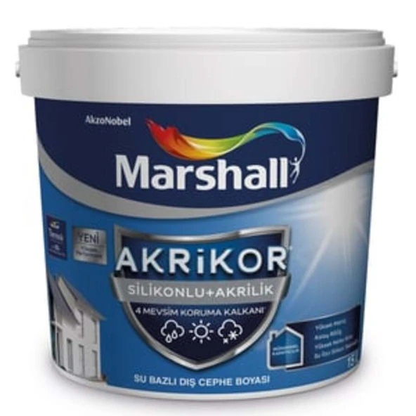 Marshall Akrikor Silikonlu + Akrilik Dış Cephe Boyası M7 7,5L ürün görseli 1