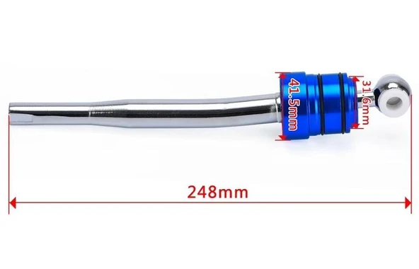 AUTOGP Bmw e30 e36 e46 e34 e39 short shifter kırmızı - Resim 3