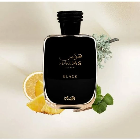 Rasasi Hawas For Him Black EDP 100 ml Erkek Parfüm ürün görseli 1
