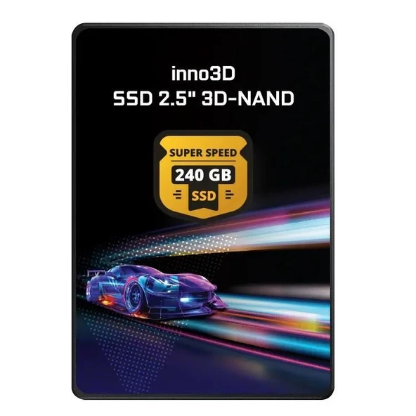 240GB Inno3D Super Speed 520- 460MB/s Sata 2.5" (52808-240GB-INNO) SSD Disk ürün görseli 1
