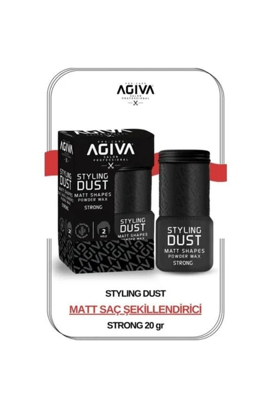 Agiva Saç Pudrası 02 Siyah (Sert Tutuş) ürün görseli 1