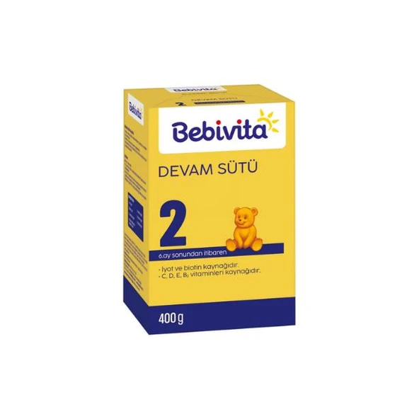 Bebivita Bebek Sütü 400 GR No:2 (6-12 Ay) ürün görseli 1