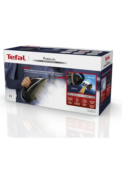 TEFAL Puregliss 3000 Watt Buharlı Ütü - - Resim 3