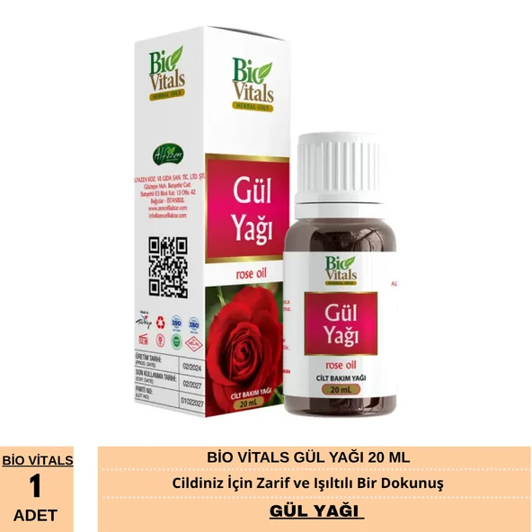 Bio Vitals Gül Yağı 20 Ml - Resim 2